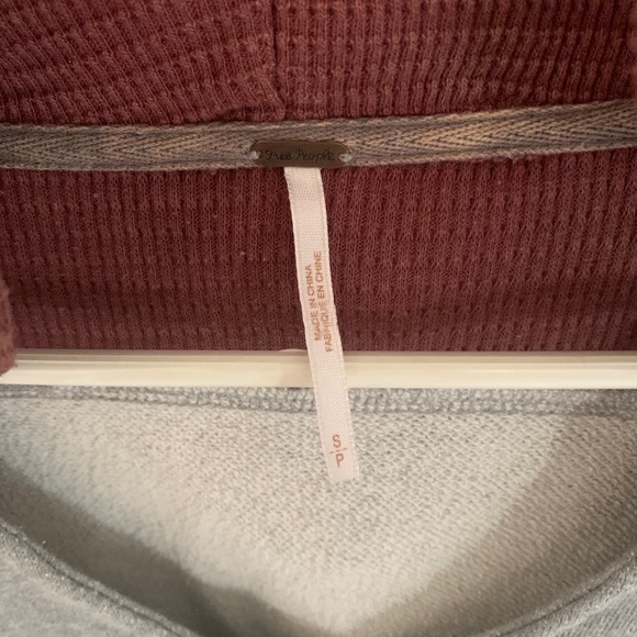 Free People Oversized Hoodie Small - Picture 6 of 6